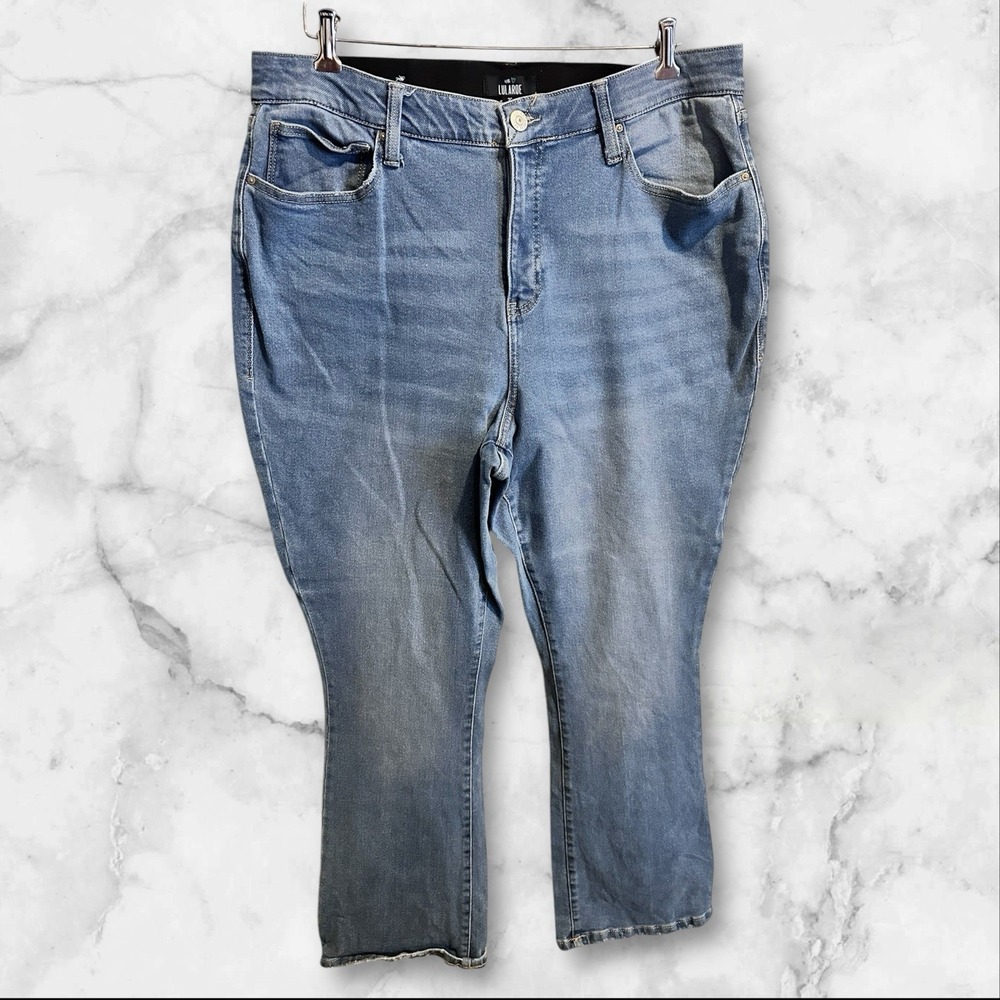 LuLaRoe Jeans Women's 36 Blue Stretch‎ Denim Comfort 38x31 High Rise